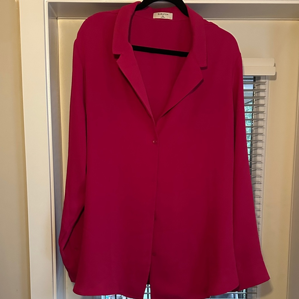 Babaton Vibrant Pink Blouse